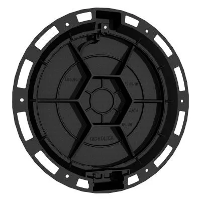 Люк чугунный Gidrolica Street ТМ(Д400)-2-60 (&quot;Д&quot;, дождевая канализация)