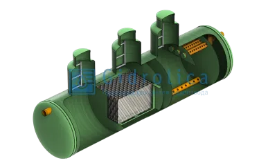 Gidrolica LOS-System 3/пескоотделитель-бензомаслоотделитель-сорбционный фильтр/20